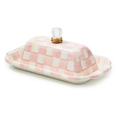 Mackenzie-Childs rosy check butter box