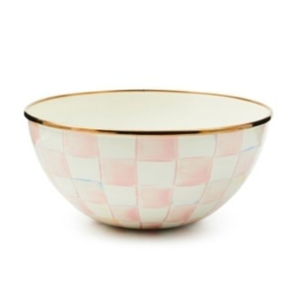 Mackenzie-Childs rosy check small everyday bowl