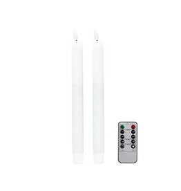 Addison Ross WHITE LED CANDLES - SET OF 2