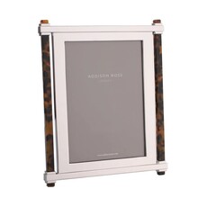 Addison Ross Faux Tortoise Pillar & SIlver 5x7 Frame