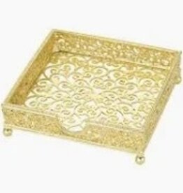 Olivia Riegel Gold Isadora Cocktail Napkin Holder