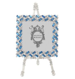 Olivia Riegel Sapphire Hamilton 4“ x 4” Frame on Easel