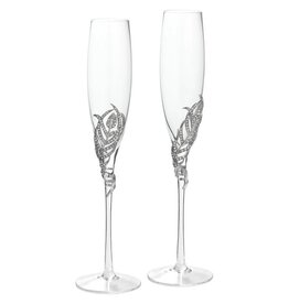 Olivia Riegel Silver Mora Flute-Set of 2