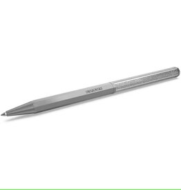 Swarovski Crystalline ballpoint pen, Gray, Graphite plated