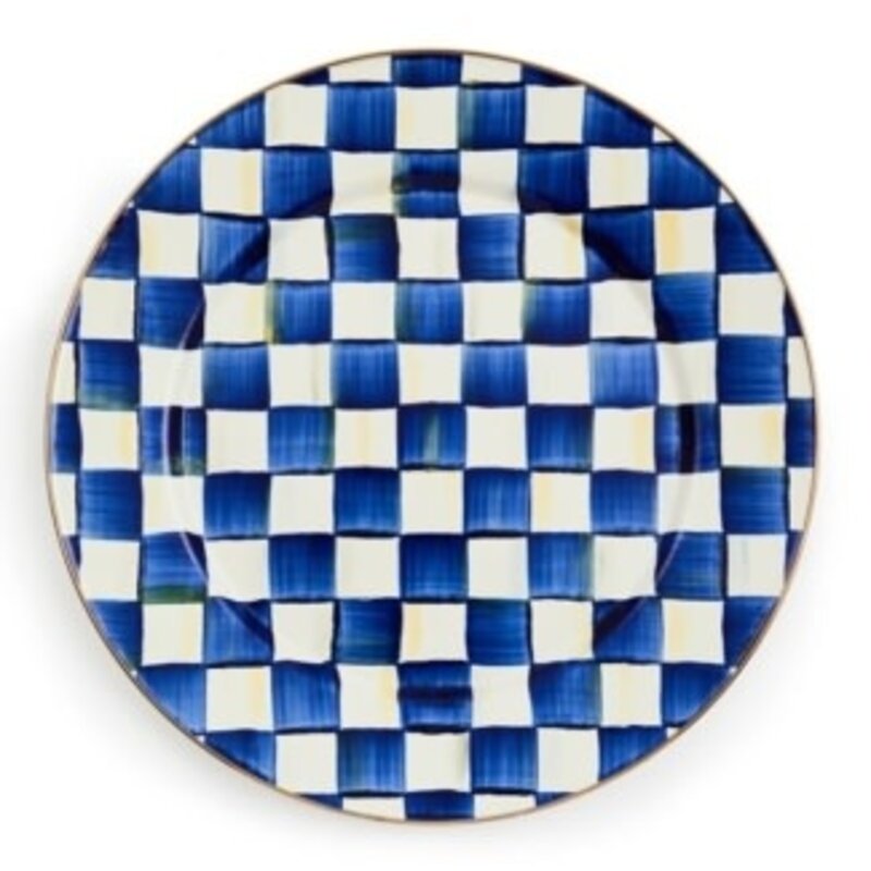 Mackenzie-Childs royal check serving platter