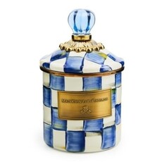 Mackenzie-Childs royal check demi canister