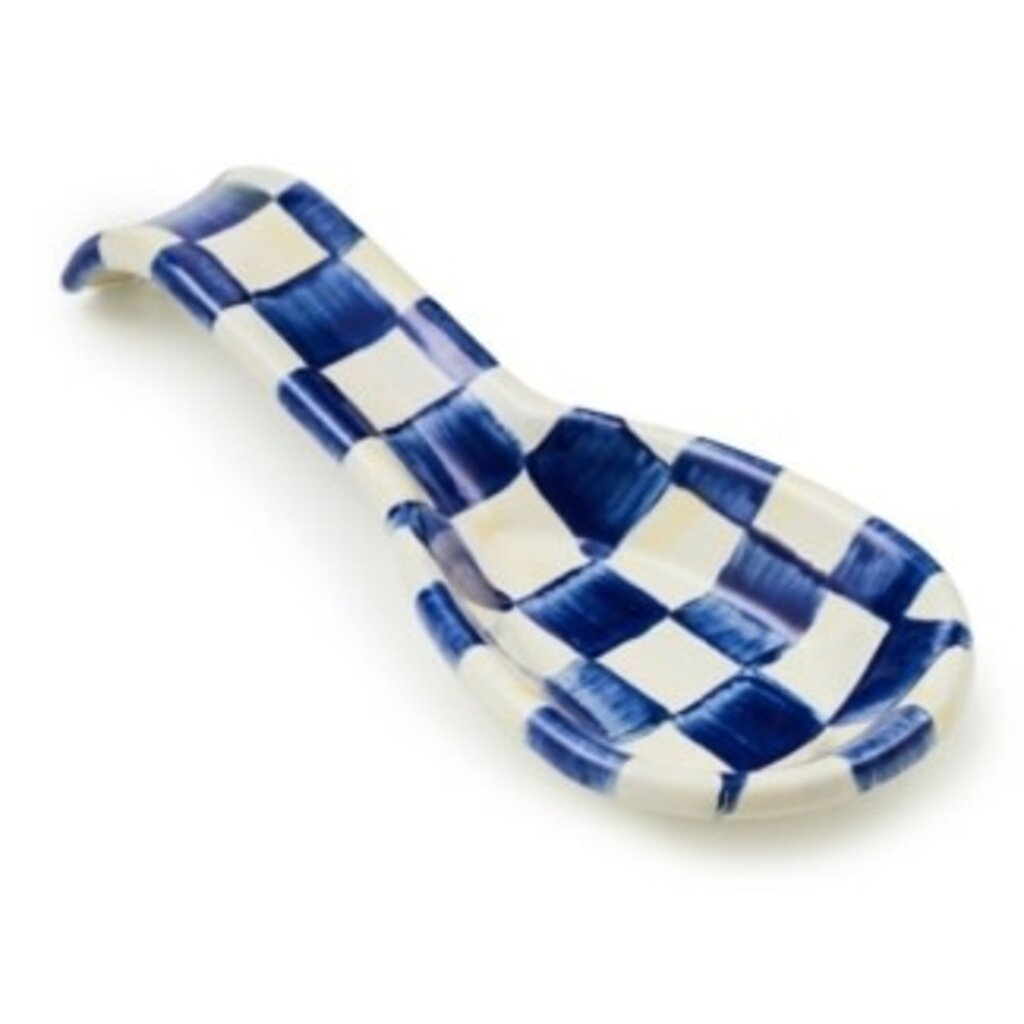 Mackenzie-Childs royal check spoon rest