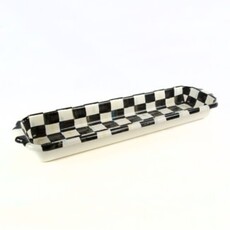 Mackenzie-Childs courtly check baguette dish