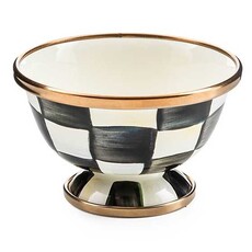 Mackenzie-Childs Courtly Check Enamel Little Sugar Bowl