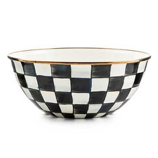 Mackenzie-Childs Courtly Check Enamel Everyday Bowl - Large