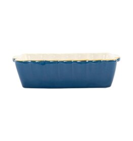 Vietri Italian Bakers Blue Rectangle Baker-Sm