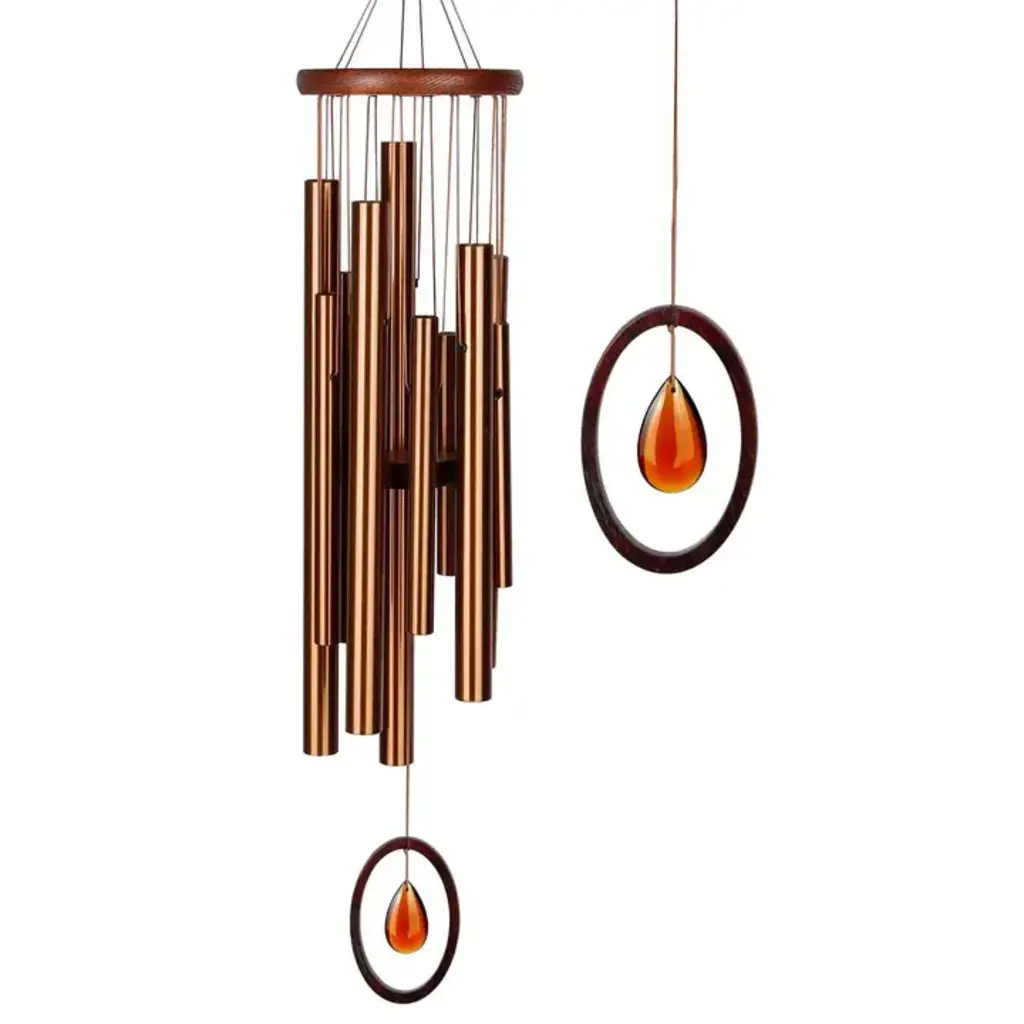 Crystal Silence Chimes - Bronze, Medium
