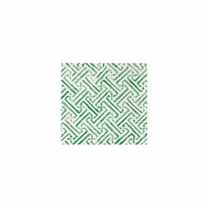 Vietri Greek Key Green Cocktail Napkins, 20 pk