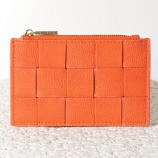 VERONA CARD HOLDER, ORANGE