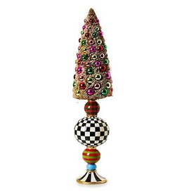 Mackenzie-Childs Granny Kitsch Large Bottle Brush Pedestal Tree