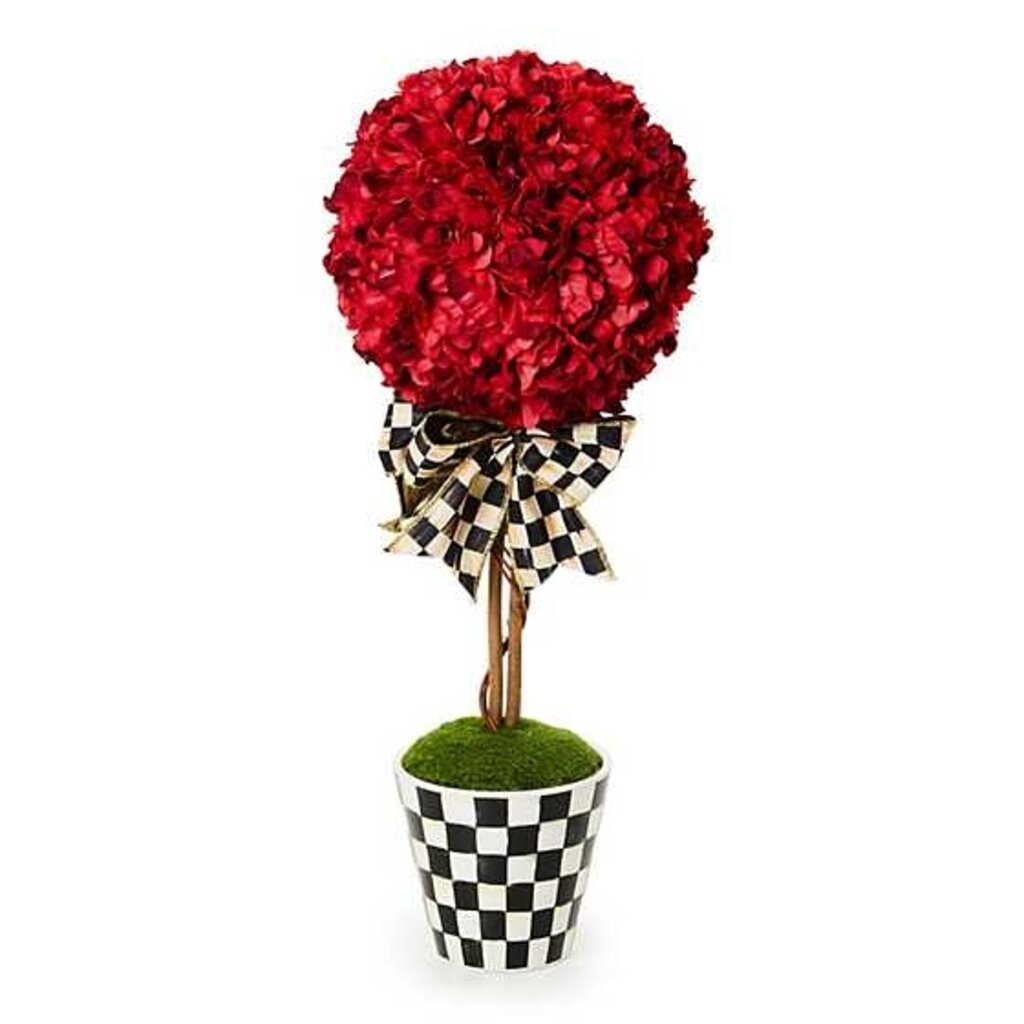 Mackenzie-Childs Small Red Topiary Drop In