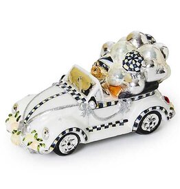 Mackenzie-Childs 2024 Just Married Glass Ornament