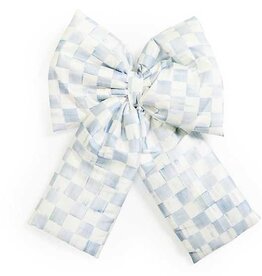 Mackenzie-Childs Sterling Check Large Bow