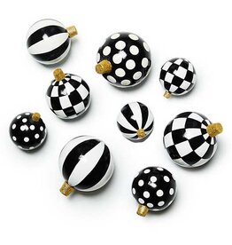 Mackenzie-Childs Courtly Ornament Bowl Fillers, Set of 9