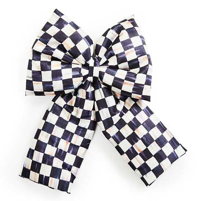 Mackenzie-Childs Courtly Check Medium Bow