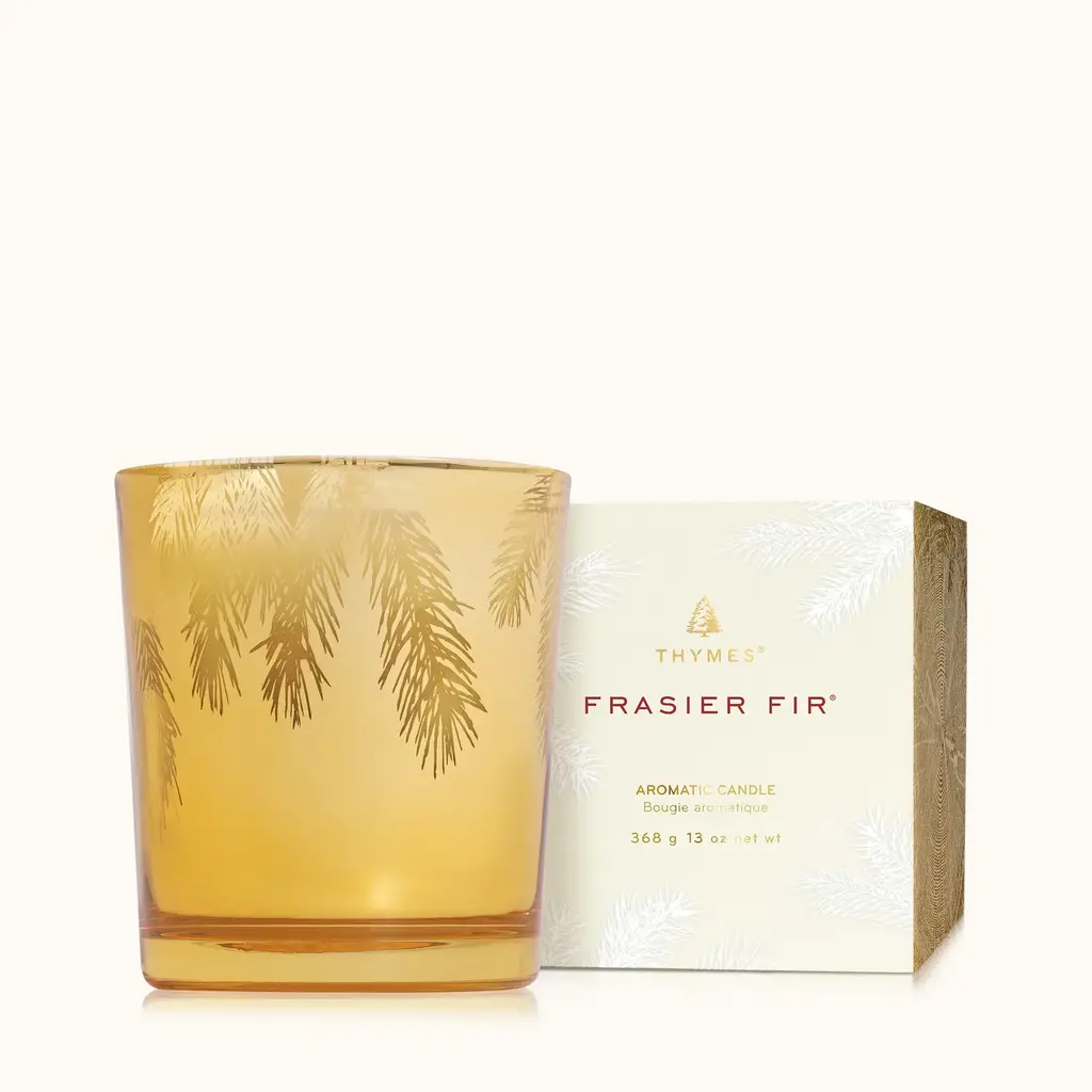 Thymes Frasier Fir Gilded 13 oz Poured Candle