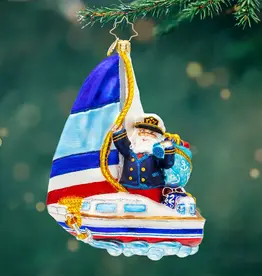 Radko Smooth Sailin' Santa