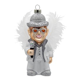 Kat and Annie Elton John White Feather Costume