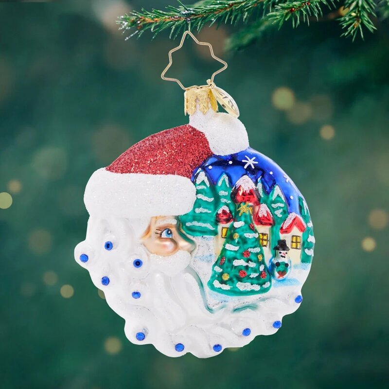 Radko Christmas Village Santa Gem