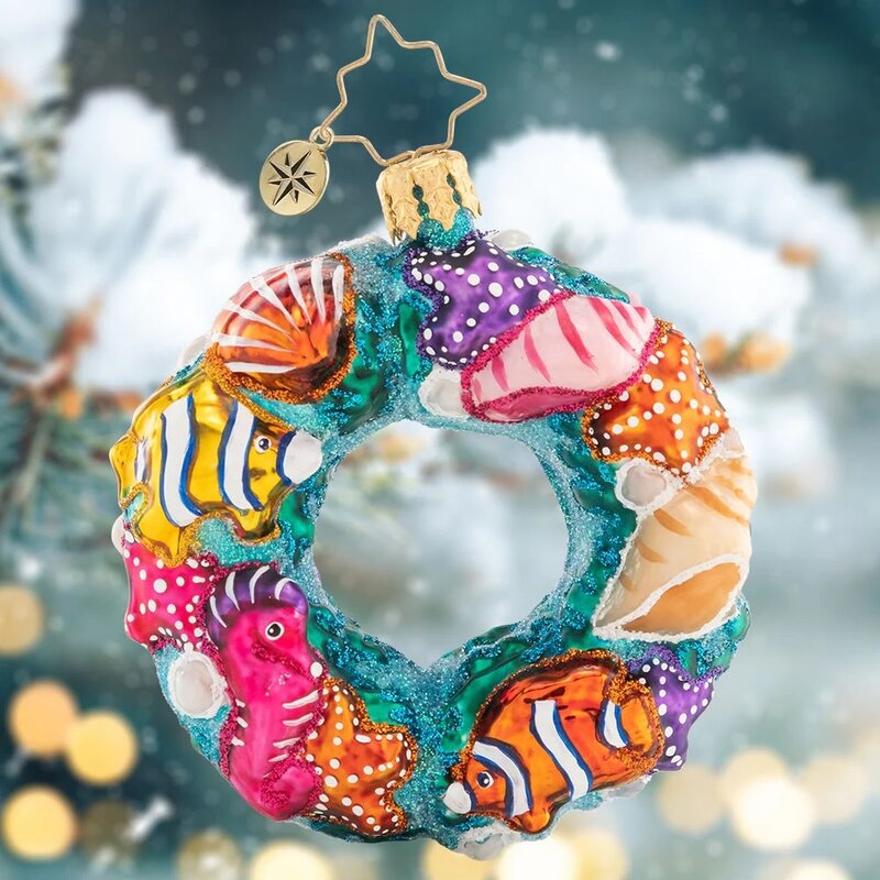 Radko Under The Sea Wreath Gem