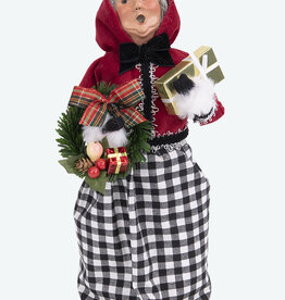 Mrs Claus with Black Check