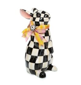 Mackenzie-Childs courtly check standing bunny