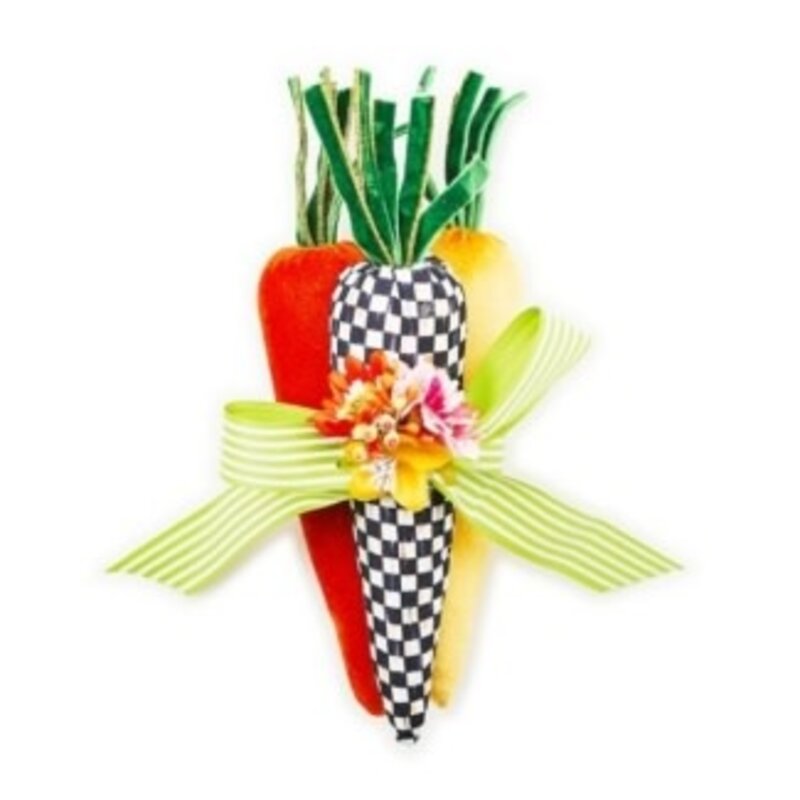 Mackenzie-Childs calico carrot bundle