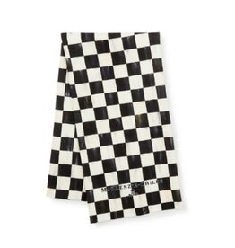 Mackenzie-Childs courtly check dish towel