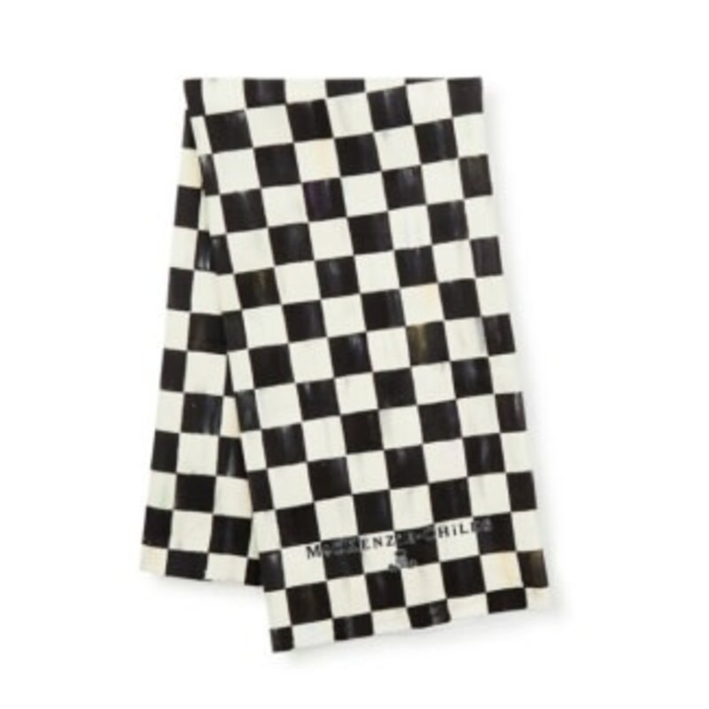 Mackenzie-Childs courtly check dish towel