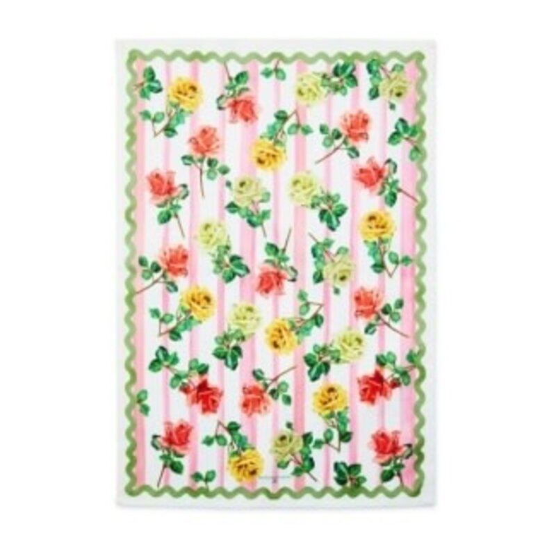 Mackenzie-Childs garden gala dish towel