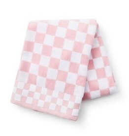 Mackenzie-Childs rosy check bath towel