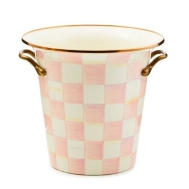 Mackenzie-Childs rosy check wine cooler