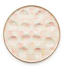 Mackenzie-Childs rosy check egg plate