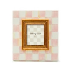 Mackenzie-Childs rosy check 2.5" x 3" frame