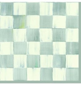 Mackenzie-Childs sterling check cocktail paper napkins