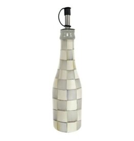 Mackenzie-Childs sterling check farmhouse oil cruet