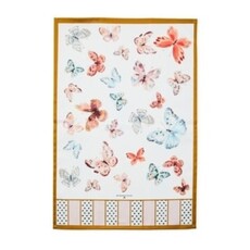 Mackenzie-Childs butterfly hill dish towel