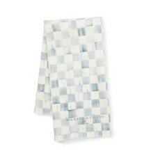 Mackenzie-Childs sterling check dish towel