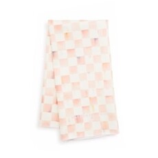 Mackenzie-Childs rosy check dish towel