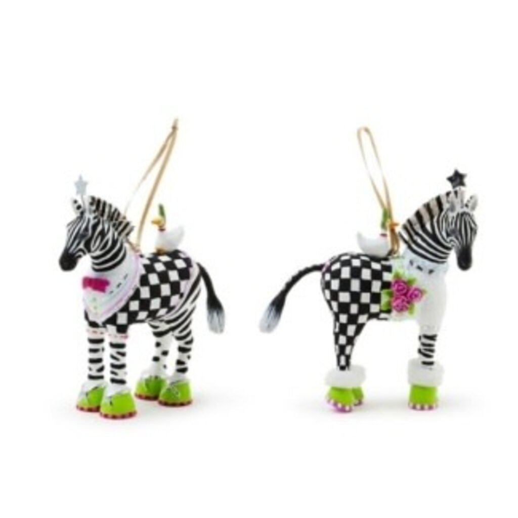 Mackenzie-Childs patience brewster noah's ark zelda & zeke zebras