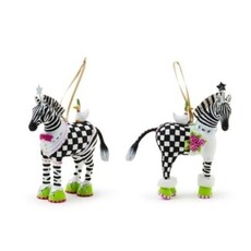Mackenzie-Childs patience brewster noah's ark zelda & zeke zebras