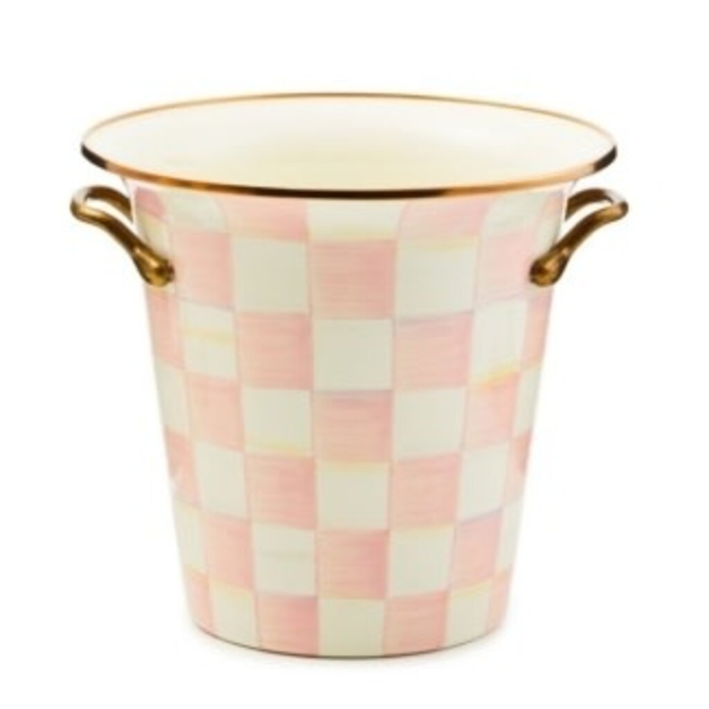 Mackenzie-Childs rosy check wine cooler