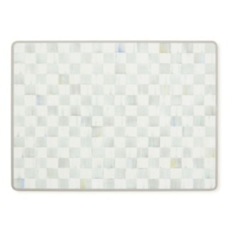 Mackenzie-Childs sterling check cork back placemats, set of 4