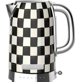 Mackenzie-Childs courtly check electric kettle