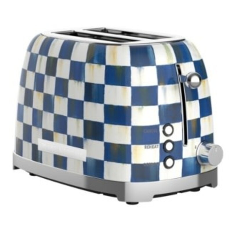 Mackenzie-Childs royal check 2-slice toaster
